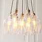 Una - 7 Light Cluster Light - Dining Room & Staircase Chandelier - Antique Brass
