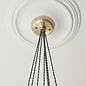 Una - 7 Light Cluster Light - Dining Room & Staircase Chandelier - Antique Brass
