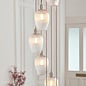 Bettina - 13 Light Cascading Staircase Pendant Chandelier - Antique Brass