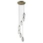 Bettina - 7 Light Cascading Staircase Pendant Chandelier- Antique Brass