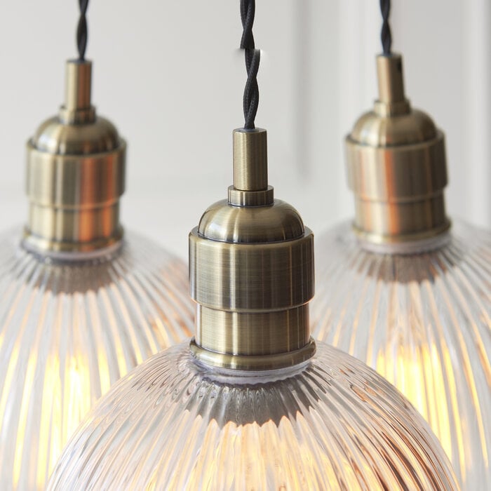 Bettina - 3 Light Cluster Light Pendant - Antique Brass