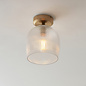 Ferna - Ribbed Glass Hallway Ceiling Light