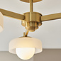 Caldera - Mid Century Modern Semi Flush Ceiling Light