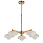 Caldera - Large Mid Century Modern Semi Flush Ceiling Light