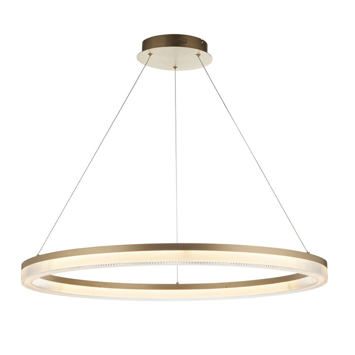 Alsen - Modern Brass Ring Pendant Light