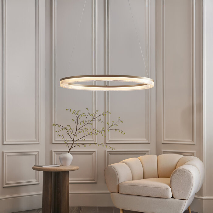 Alsen - Modern Brass Ring Pendant Light