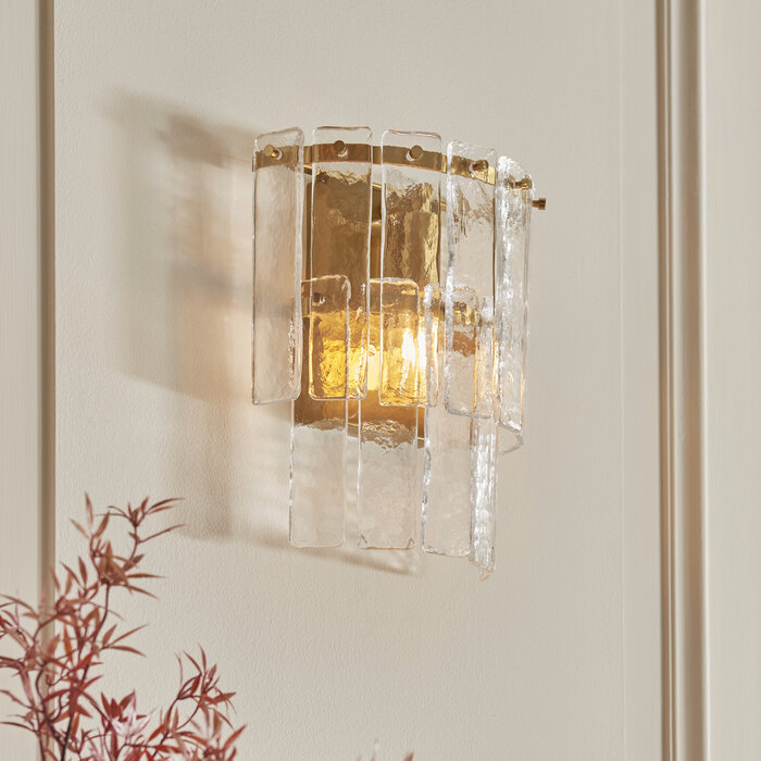 Liora - Vintage Venetian Style Glass Wall Light
