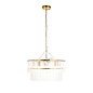 Liora - Vintage Venetian Style Glass Chandelier - 5 Light - Large