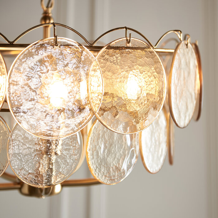 Tavira - Champagne Glass Modern Chandelier - 5 Light - Large