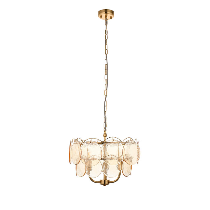 Tavira - Champagne Glass Modern Chandelier - 3 Light - Small