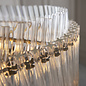 Nilo - Timeless Glass Chandelier -  Brushed Aged Brass - 5 Light