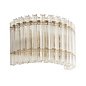 Nilo - Timeless Glass Wall Light -  Brushed Aged Brass