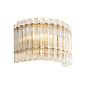 Nilo - Timeless Glass Wall Light -  Brushed Aged Brass