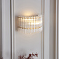 Nilo - Timeless Glass Wall Light -  Brushed Aged Brass