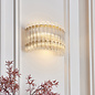 Nilo - Timeless Glass Wall Light -  Brushed Aged Brass