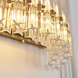 Nilo - Timeless Glass Wall Light -  Brushed Aged Brass