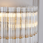 Nilo - Timeless Glass Wall Light -  Brushed Aged Brass