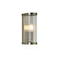Morgan - Ribbed Glass and Antique Brass Wall Light