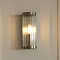 Morgan - Ribbed Glass and Antique Brass Wall Light