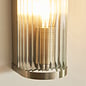 Morgan - Ribbed Glass and Antique Brass Wall Light
