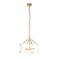 Kelly - Small Organic Handmade Glass Chandelier - 4 Light