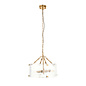 Kelly - Small Organic Handmade Glass Chandelier - 4 Light