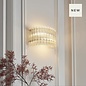 Nilo - Timeless Glass Wall Light -  Brushed Aged Brass