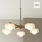 Caldera - Large Mid Century Modern Semi Flush Ceiling Light