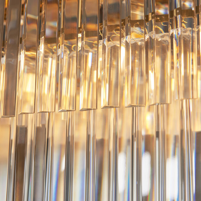 Lumara - Art Deco Crystal Chandelier - Linear