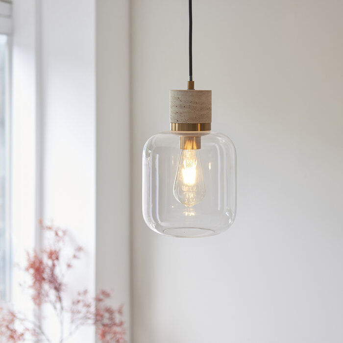 Travis - Glass Pendant Light