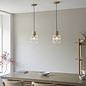 Travis - Pendant Light Fixtures Glass - Ribbed