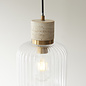 Travis - Pendant Light Fixtures Glass - Ribbed