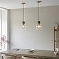 Travis - Ribbed Glass Pendant Light