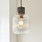 Travis - Ribbed Glass Pendant Light
