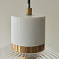 Travis - Marble and Glass Pendant Light