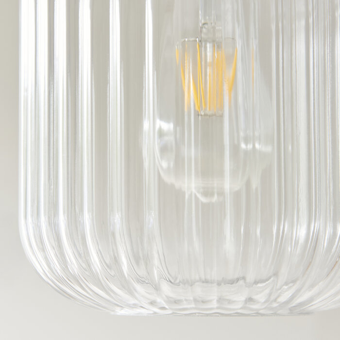 Travis - Marble and Glass Pendant Light