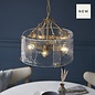 Kelly - Small Organic Handmade Glass Chandelier - 4 Light