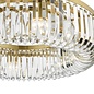 Hikari – 8 Light Crystal Chandelier – Satin Gold and Crystal