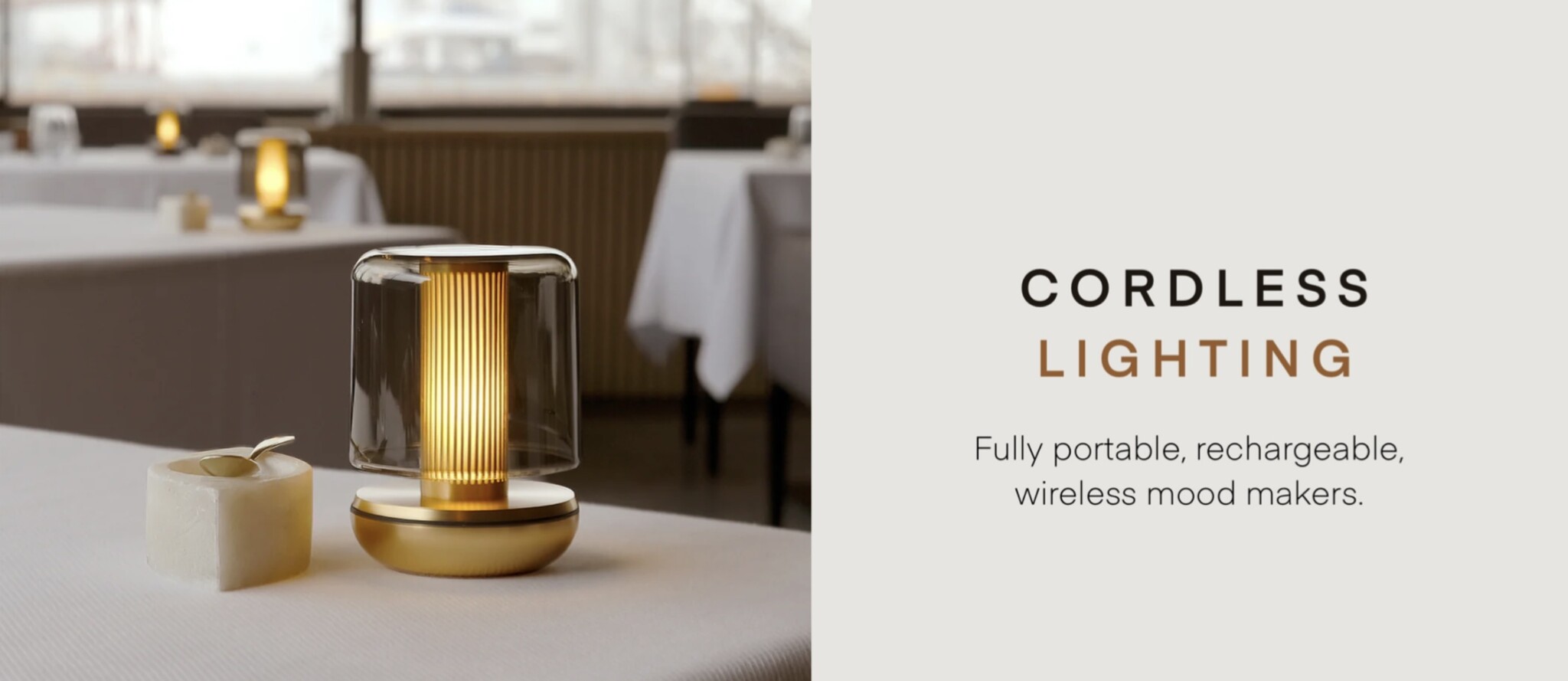 Rechargeable table lamps