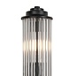Tai - Two Light Wall Light with Glass Rods - Black