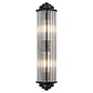 Tai - Two Light Wall Light with Glass Rods - Black