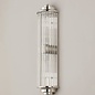Tai - Two Light Wall Light with Glass Rods - Polished Nickel