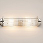Tai - Two Light Wall Light with Glass Rods - Polished Nickel