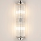 Tai - Two Light Wall Light with Glass Rods - Polished Nickel