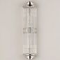 Tai - Two Light Wall Light with Glass Rods - Polished Nickel