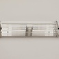 Tai - Two Light Wall Light with Glass Rods - Polished Nickel