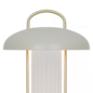Lumi - Rechargeable Cordless Table Lamp - Beige & Brass