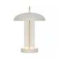 Lumi - Rechargeable Cordless Table Lamp - Beige & Brass