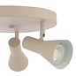 Armel- Creamy Matt Taupe 3 Light Spotlight