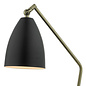 Ollie - Home Office Studio Reading Lamp - Black & Antique Brass